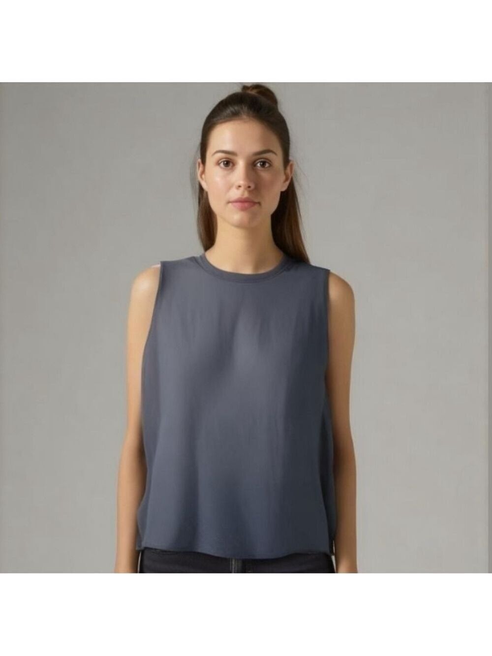 Athleta Sunlover Navy Sunlover  UPF 50+ Light Sleeveless Tank Top